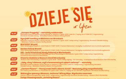 Zdjęcie do Dzieje się w lipcu &ndash; harmonogram wydarzeń w Gminie Wronki
