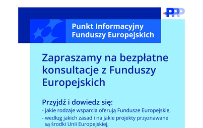 Zdjęcie do Punkt Informacyjny Funduszy Europejskich 6 października w ratuszu