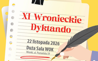 Zdjęcie do Wronieckie Dyktando - zapisy