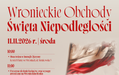 Zdjęcie do Zapraszamy na Wronieckie Obchody Święta Niepodległości!