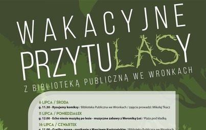 Zdjęcie do Wakacyjne Przytulasy z Biblioteką Publiczną we Wronkach 