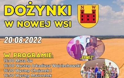 Zdjęcie do Dożynki w Nowej Wsi 