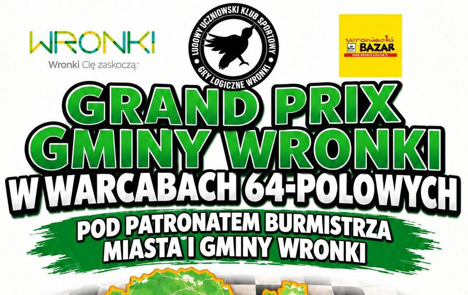 Grand Prix Gminy Wronki 2026 w Warcabach 64-polowych